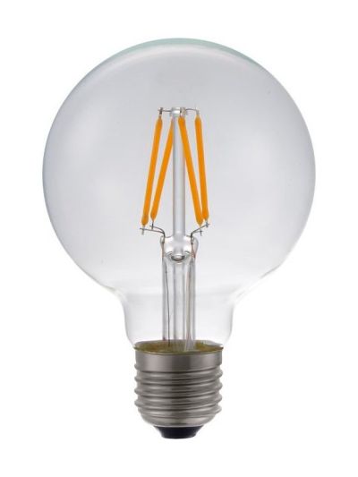 E27 - SPL Globe G80 - Klar - Ø:80mm - 2500K - CRI 93 - Dimmbar