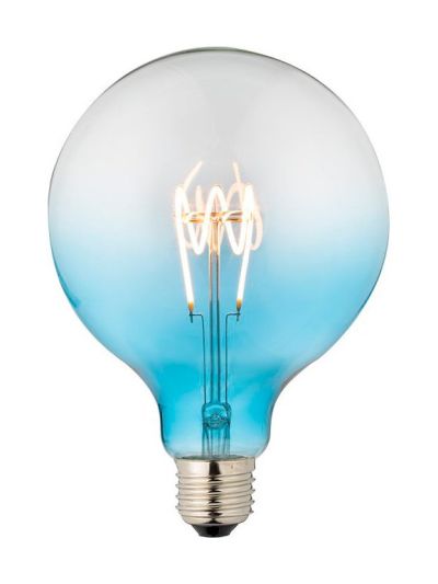 E27 - SPL FleX Globe Colored - Blau - Ø:125mm - 2200K - CRI 93 - dimmbar