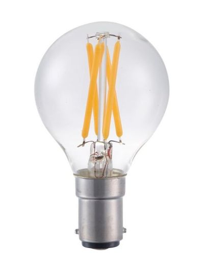 Ba15d - SPL Ball Ba15d - Klar - 350lm - 2700K - CRI 93 - Dimmbar