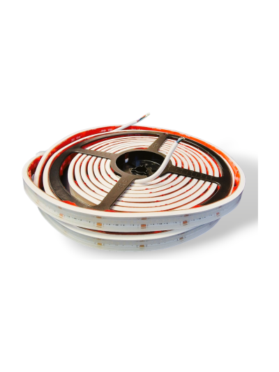 HiluX RGBW COB LED-Streifen - 24V - 18W/m - 620lm/m - RGB+2700K - CRI90+ - 5m - IP67