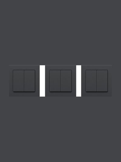 Senic Friends Of Hue Schalter - Mattschwarz - 3er-Pack