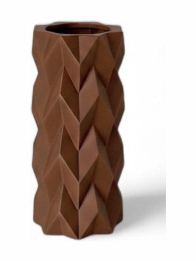 Simiu - TESSURA - Vase - 17 cm - Mokka