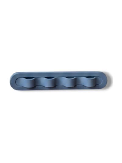 Simiu - SOLWAVE - Sonnenbrillenhalter für die Wand - 1 Stk. - Gedämpftes Blau - 24cm