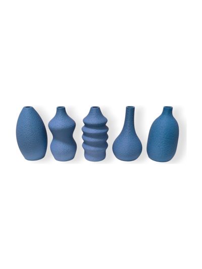 Simiu - MINI VASES - Magnetisch - 6 cm - 5 Stk. - Staubblau