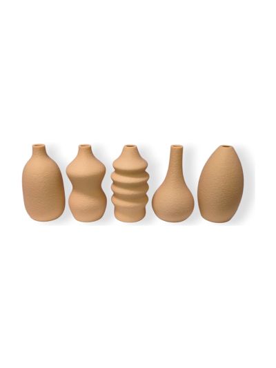 Simiu - MINI VASES - 8 cm - 5 Stk. - Hellpfirsich