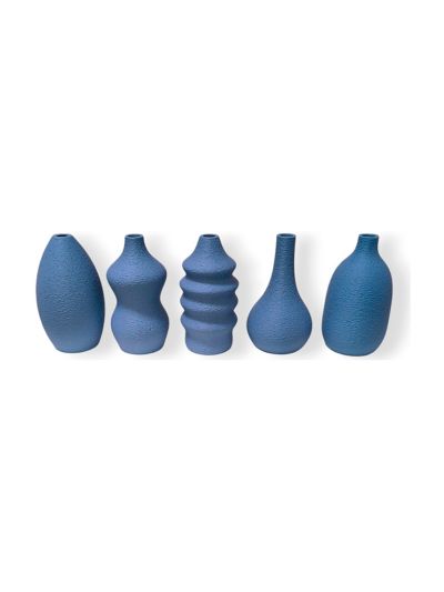 Simiu - MINI VASES - 8 cm - 5 Stk. - Staubblau