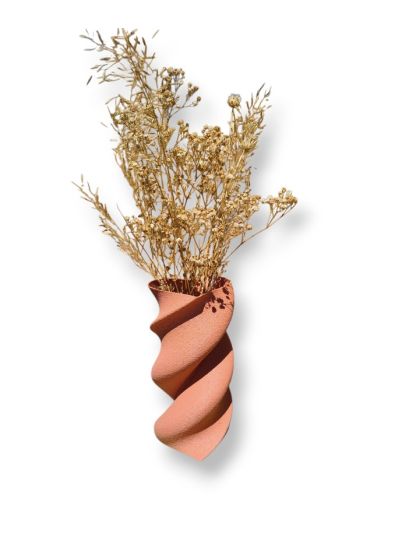 Simiu - HEART TWIST - Vase - 20 cm - Staubrosa
