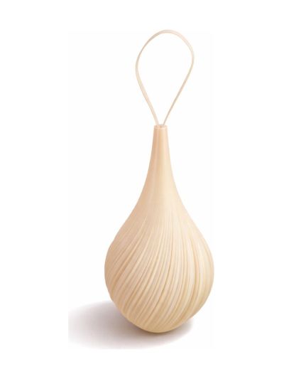 Simiu - Ornis - tropfenförmiger Weihnachtsschmuck - Champagner - 9 cm hoch