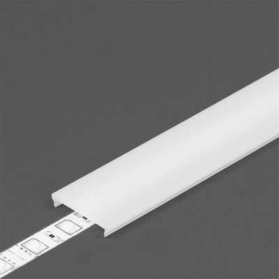 Abdeckung für LED-Profil - C6 - Click - 2m - Opal