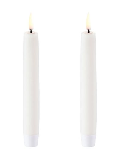 Uyuni - LED-Kegellicht - Nordisch Weiß - 2er-Pack - 2,3x15 cm