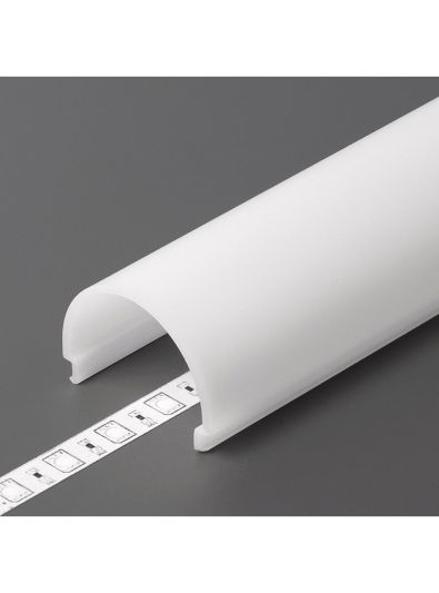 Abdeckung für LED-Profil - D9 - Click - 3m - Opal