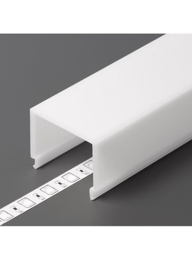 Abdeckung für LED-Profil - E9 - Click - 2m - Opal