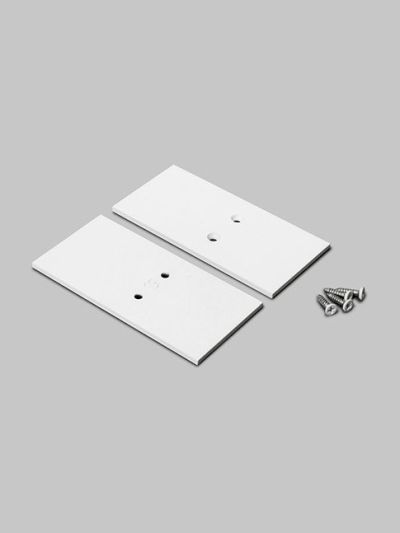 Endkappen für VARIO30-19-E9 - Weiß - Metall - 2 Stk.