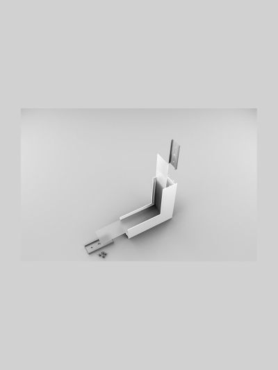 Winkel für LED-Profil VARIO30-02 - 90° - Weiß - Stehend