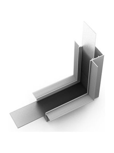 Winkel für LED-Profil VARIO30-05 - 90° - Eloxiert - Stehend