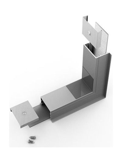 Winkel für LED-Profil VARIO30-07 - 270° - Eloxiert - Stehend
