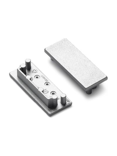 Endkappen für VARIO30-01 - Silber - 20 Stk.