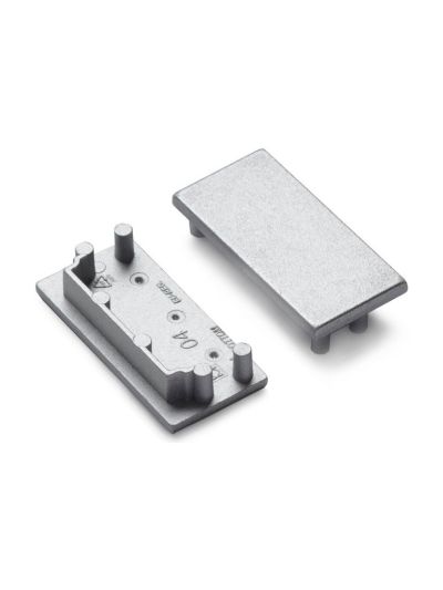 Endkappen für VARIO30-04 - Silber - 20 Stk.