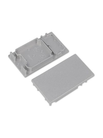Endkappe COMBO30-01A - Silber - 20 Stk.