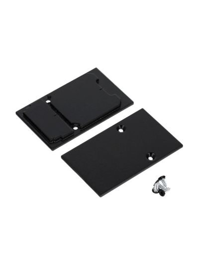 Endkappen für COMBO30-01A - Schwarz - Metall - 2 Stk.