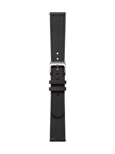 WITHINGS Uhrenarmband für Steel HR & Steel HR Sport (40mm) - Schwarz Leder